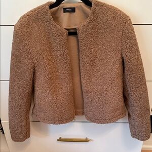 Theory Women's Brown Teddy Jacket